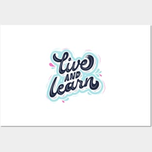 leave and learn Posters and Art